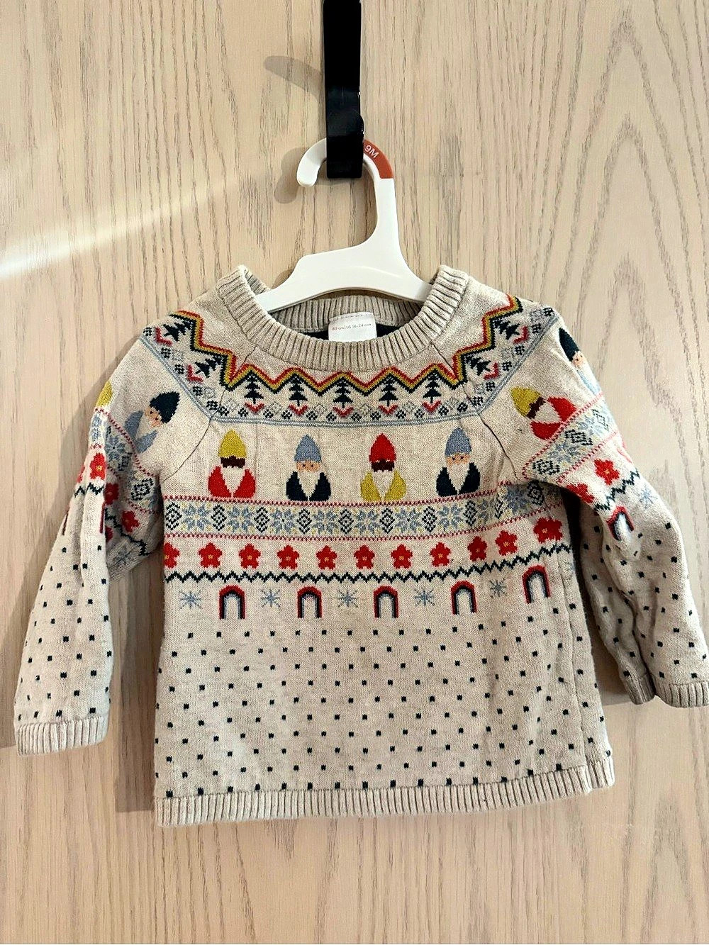 Hanna Andersson Nordic Gnome Sweater 18-24 months